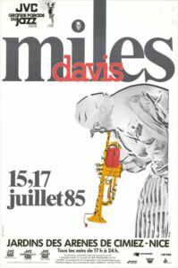 Miles Davis — affiche de Jean-François Ferrandez, RipoDesign