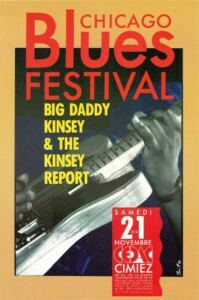 Chicago Blues Festival — affiche de Jean-François Ferrandez, RipoDesign