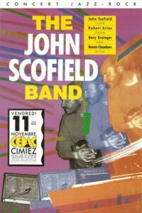 John Scofield — affiche de Jean-François Ferrandez, RipoDesign