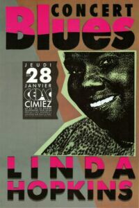 Linda Hopkins — affiche de Jean-François Ferrandez, RipoDesign