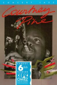 Courtney Pine — affiche de Jean-François Ferrandez, RipoDesign