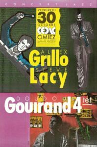 Duo Grillo-Lacy + Doudou Gouirand 4tet — affiche de Jean-François Ferrandez, RipoDesign