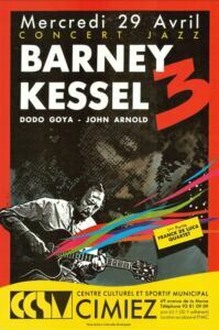 Barney Kessel — affiche de Jean-François Ferrandez, RipoDesign