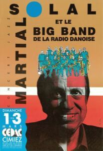 Martial Solal — affiche de Jean-François Ferrandez, RipoDesign