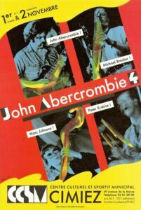 John Abercrombie — affiche de Jean-François Ferrandez, RipoDesign