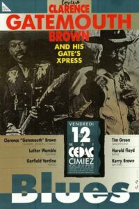 Clarence Gatemouth Brown — affiche de Jean-François Ferrandez, RipoDesign