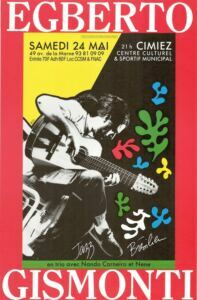 Egberto Gismonti — affiche de Jean-François Ferrandez, RipoDesign