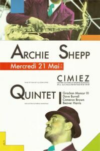 Archie Shepp — affiche de Jean-François Ferrandez, RipoDesign