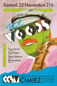 Phil Woods — affiche de Jean-François Ferrandez, RipoDesign