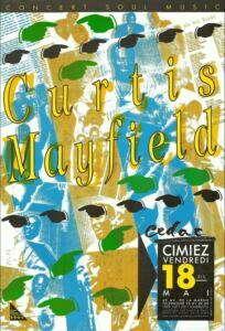 Curtis Mayfield — affiche de Jean-François Ferrandez, RipoDesign