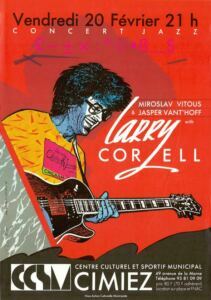 Larry Coryell — affiche de Jean-François Ferrandez, RipoDesign