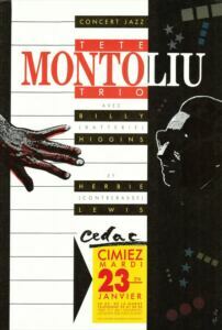 Tete Montoliu — affiche de Jean-François Ferrandez, RipoDesign