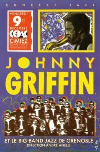 Johnny Griffin — affiche de Jean-François Ferrandez, RipoDesign
