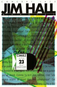 Jim Hall — affiche de Jean-François Ferrandez, RipoDesign