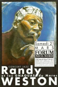 Randy Weston — affiche de Jean-François Ferrandez, RipoDesign