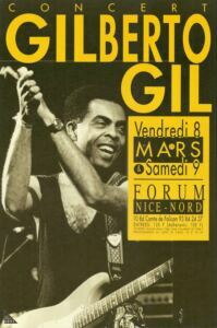 Gilberto Gil — affiche de Jean-François Ferrandez, RipoDesign