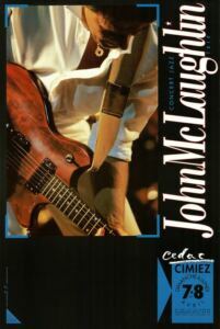 John McLaughlin — affiche de Jean-François Ferrandez, RipoDesign
