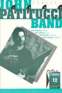 John Patitucci — affiche de Jean-François Ferrandez, RipoDesign