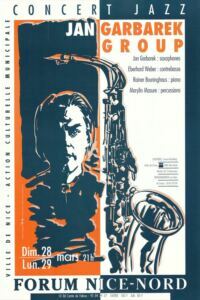Jan Garbarek — affiche de Jean-François Ferrandez, RipoDesign
