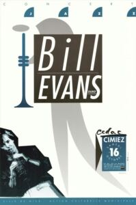 Bill Evans — affiche de Jean-François Ferrandez, RipoDesign