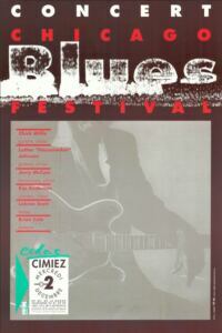 Chicago Blues Festival — affiche de Jean-François Ferrandez, RipoDesign