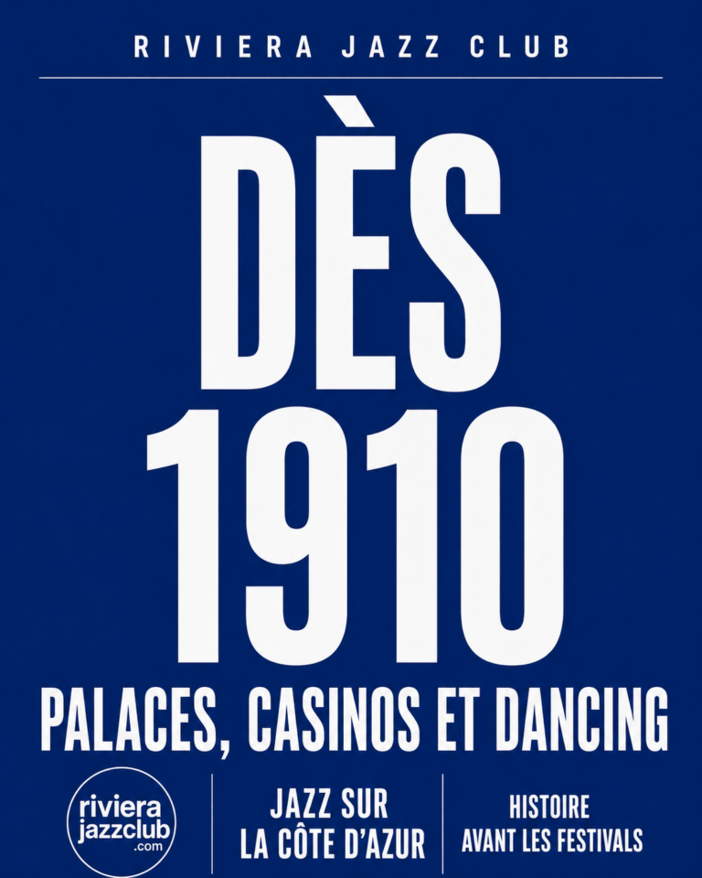 Avant les festivals, le jazz était déjà sur la Côte d’Azur