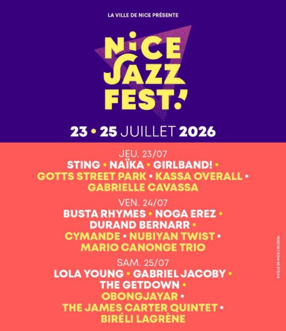 Nice jazz Fest 2026
