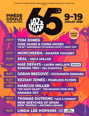 Jazz à Juan 2026 : la grande histoire du jazz continue sous les pins de Juan-les-Pins