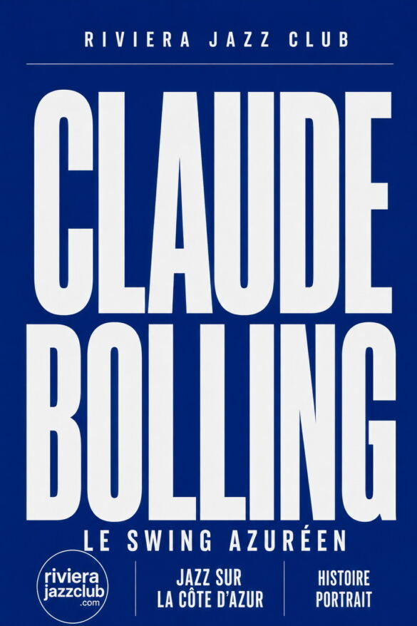Affiche Claude Bolling, le swing azuréen — série Jazz sur la Côte d’Azur de Riviera Jazz Club