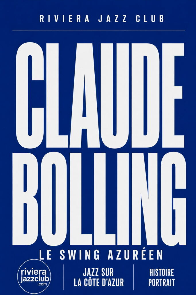 Affiche Claude Bolling, le swing azuréen — série Jazz sur la Côte d’Azur de Riviera Jazz Club